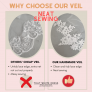 1 TWD Premium Bride Wedding Veil Plain Soft Tulle Veil Short Finger Tip Long Cathedral /Veil Tudung Pengantin Nikah Sanding